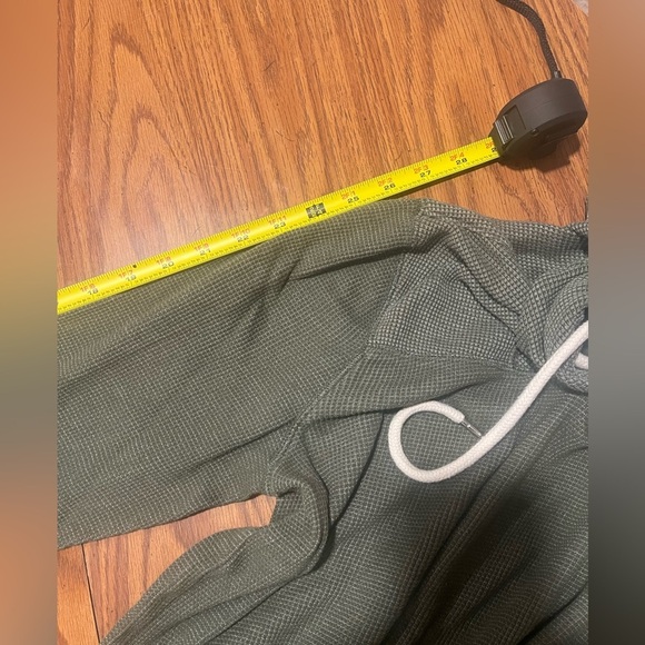 Express Men’s Waffle Knit Hooded Long Sleeve Shirt - Size Medium - Picture 5 of 7